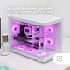 Корпус Mars Gaming MC-FUSIONM White / Micro-ATX / Изогнутое стекло / без БП / Белый (101917546) - изображение 3