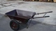 Тачка садово-будівельна двоколісна GardenJoys Коричнева з коритом 1мм 390кг - зображення 4