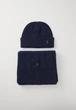 Мужская шапка с шарфом Polo Ralph Lauren синего цвета артикул 870981 - изображение 4