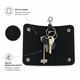 Ключница BagWay из искусственной кожи черная 15×12 см BagWay - изображение 2