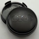 Колпачок с логотипом Audi 65 мм 60 мм ауди заглушка черная Total Black - изображение 2