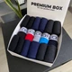 Трусы боксерки мужские набор трусов и носков Premium Box CK Boxer (5 шт трусов + 12 пар носков махра) XL (240413) - изображение 1