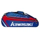 Сумка KAWASAKI для бадминтона/тенниса с отделением для обуви, 8327, сине-красная - изображение 4