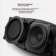 Портативний бездротовий Bluetooth-колонка PHILIPS BT6900 із сабвуфером, аудіоплеєр для настільного комп'ютера та використання на вулиці, водонепроникна HIFI-колонка з тканини в чорному кольорі Obsidian Black - зображення 5