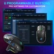 Безшумна Ігрова Миша HXSJ T90 PRO Білого Кольору з RGB Підсвічуванням та Док-Станцією для Заряджання. Бездротова 2,4 ГГц/Bluetooth/кабель. Акумулятор 650 мАh. Сенсор 3600 DPI - зображення 6