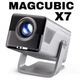 Проектор MAGCUBIC X7 8K, 4K 2/16GB, Native 1080P, Android 14, 1000 ANSI, Автофокус, WiFi6 + BT5.4 Домашній кінотеатр - зображення 1