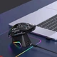 Безшумна Ігрова Миша HXSJ T90 PRO Чорна Кольору з RGB Підсвічуванням та Док-Станцією для Заряджання. Бездротова 2,4 ГГц/Bluetooth/кабель. Акумулятор 650 мАh. Сенсор 3600 DPI - зображення 6