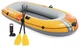 Двухместная надувная лодка Intex 66312 Challenger 2 Set 236 х 114 х 41 см весла ручной насос 3-х камерный - изображение 1