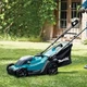 Газонокосарка акумуляторна Makita LXT DLM 18В 33см 30л 20-55мм 13.2кг (без АКБ та ЗП) - зображення 2