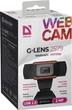 Веб-камера Defender G-Lens 2579, Black, 1280x720 / 30 fps, мікрофон, кут огляду 48°, універсальне кріплення, USB, 1.2 м (63179) - изображение 6
