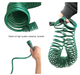 Садовий спіральний шланг 7.5 м Loop Water Hose / Гнучкий складний шланг для поливу з конектором, пластиковий водяний шланг - зображення 4