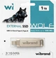 Внешний SSD накопитель Wibrand Wolf 1 TB Silver (WIEXSSD/WO1TB) - изображение 2