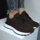 Кросівки Замшеві Коричневі 38 розмір на 24.5см (Код 635.38) - зображення 1