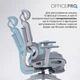 Крісло офісне OfficePro Skyline OC750-G-DG-DG - зображення 4