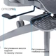 Крісло офісне OfficePro Skyline OC750-G-DG-DG - зображення 8