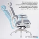 Крісло офісне OfficePro Skyline OC750-W-DG-DG - зображення 2
