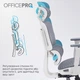 Офисное кресло OfficePro Skyline OC680-W-DG-DG - изображение 5