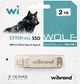 Внешний SSD накопитель Wibrand Wolf 2 TB Silver (WIEXSSD/WO2TB) - изображение 2