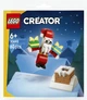 Klocki konstrukcyjne LEGO Creator Świąteczne zabawy z kominem i Mikołajem 30692 60 elementów (5702017819129) - obraz 1