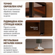 Книжный стеллаж Loft 120×32×192 см на 6 полок CA72A Deep Walnut - изображение 3
