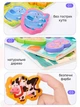 Развивающая настольная игрушка деревянный пазл 2 в 1 для детей VMHouse игра Монтессори с маркерной доской для рисования пазлы Фрукты сортер для девочки и мальчика зеленый с красным (0022-0003) - изображение 3