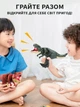 Игрушка динозавр T-REX интерактивный для детей VMHouse т-рекс детская для мальчика и девочки интерактивная с движением с эффектами и звуком красный (0088-0002) - изображение 7