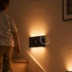 Ночник LED беспроводной Smart Night Light с датчиком движения и аккумулятором, настенный светильник для комнаты, коридора и шкафа, лампа с теплым светом 2700К Черный, DNA-281-Black - изображение 2