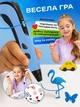 Набор 3д ручка для детей для рисования и творчества + стержни для 3d pen ручки 59 метров PLA пластика мини 3D принтер детский для мальчика голубой (0206-0022) - изображение 5