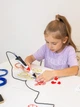 3д ручка для детей с LED дисплеем комплект для рисования и творчества + стержни для 3d pen ручки 59 метров PLA пластика мини 3D принтер детский для девочки розовый (0206-0023) - изображение 8