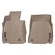 Килимки у салон Lexus LS460 2012- AWD, з бортом, передні, бежеві, Weathertech 455141 - зображення 1