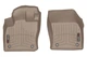 Коврики в салон Volkswagen Tiguan 2016-, с бортом, передние, бежевые, Weathertech 459891 - изображение 1