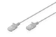 Патч-корд DIGITUS CAT 6 U-UTP Sliim, 0.3 м, AWG 32/7, Cu, LSZH, серый - изображение 1