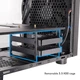 Корпус CHIEFTEC The Cube CI-03B, без БЖ, 2xUSB3.0, 1xUSB3.2 Gen2 Type-C, 1x200мм HDB, VGA 335мм, LCS ready, mATX, чорний - изображение 13