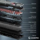 Клавіатура бездротова GamePro Asgard Drakkar механічна 96 клавіш Keychron Super Red RGB ENG/UKR Black (MK305BK) - зображення 7