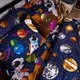 Комплект постельного белья Moon&Star Евро 200x220 см наволочки 4 х 50х70 см Planet Explorer Бязь Gold Люкс (MS-820011528) - изображение 3