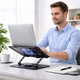 Підставка для ноутбука Hoco DH27 з вентилятором, 1200rpm, 17", Black - зображення 7