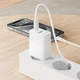 Сетевое зарядное устройство Borofone BAS76A, 1Type-C, 1USB, PD, QC, 30W, кабель Type-C to Type-C, Белый - изображение 5