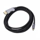 Кабель-адаптер Type-C to DisplayPort 1.4 8K-60Hz/4K-144Hz/2K-240Hz DP1.4 2m Black-gray - зображення 1