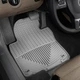 Килимки у салон Volkswagen Golf 5/6 2004-2012 Passat B6/CC/Skoda Octavia A5, передні, сірі, Weathertech W53GR - зображення 2
