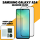 Защитное стекло для Samsung Galaxy A24 ударопрочное полноэкранное стекло для телефона самсунг галакси а24 закаленное глянцевое - изображение 3