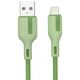 Кабель Choetech USB-A Lightning 1 м 2.4A для передачі даних Green (XAL-0003-GN-V2) - зображення 1