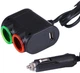 Автомобільний розгалужувач прикурювача 12V 24V 120W з USB 2100mA подовжувач прикурювача на 2 гнізда адаптер в авто з підсвіткою та запобіжником зарядний пристрій для смартфона навігатора компресора відеореєстратора та автомобільних гаджетів - зображення 4