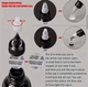 Тату фарба TATTOO INK BLACK 60 мл чорний колір - изображение 2