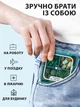 Органайзер для таблеток карманная мини таблетница VMHouse контейнер на 4 отделения голубой (0023-0002) - изображение 2