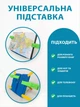 Подставка для книг учебников раздвижная VMHouse держатель - стойка для тетрадей планшета электронной книги для школьников пластиковая синий с желтым (0087-0001) - изображение 2