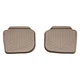 Коврики в салон Volkswagen Passat B7/B8, USA 2012-, с бортом, задние, бежевые, Weathertech 453842 - изображение 1