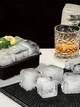 Силіконова форма для заморожування льоду велика кубики VMHouse багаторазові м'які формочки 2 шт молд для шоколаду желе цукерок 6 кубиків по 5х5 см чорний (0151-0121) - зображення 7