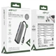 USB-хаб ACEFAST J15 Type-C на 4xUSB 3.0 4-in-1 HUB docking station (0.15m, 5Gbps). Gray - зображення 7