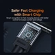 Кабель USB to Type-C Baseus CoolPlay Series для швидкого заряджання Huawei та Honor (1m, 100W, 6A, 480 Mbps). White - зображення 9
