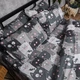 Комплект постельного белья Moon&Star Евро 200x220 см наволочки 4 х 50х70 см Sleepy Cats Бязь Gold Люкс (MS-820011773) - изображение 3